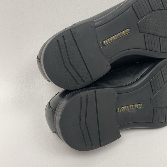 Florsheim Comfortech Ortholite Black Leather Slip On‎ Dress Shoes Business 11D main image 6